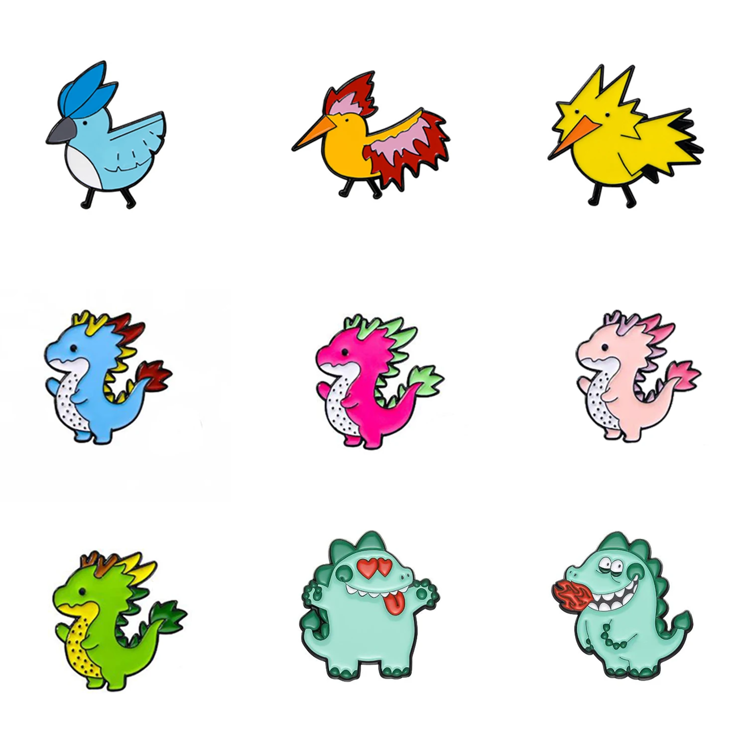 

Новая металлическая брошь, милый дракон, эмблема, украшение для одежды, булавка, аксессуары