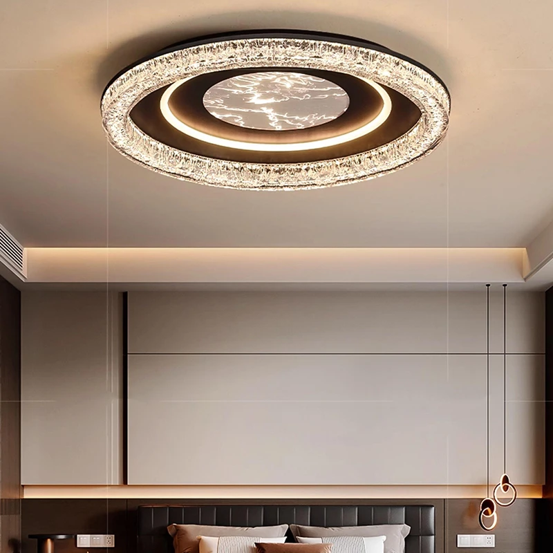 Modern Acrylic LED Ceiling Light Minimalist Flush Mount Smart Lamp Living Room Bedroom Home Decor