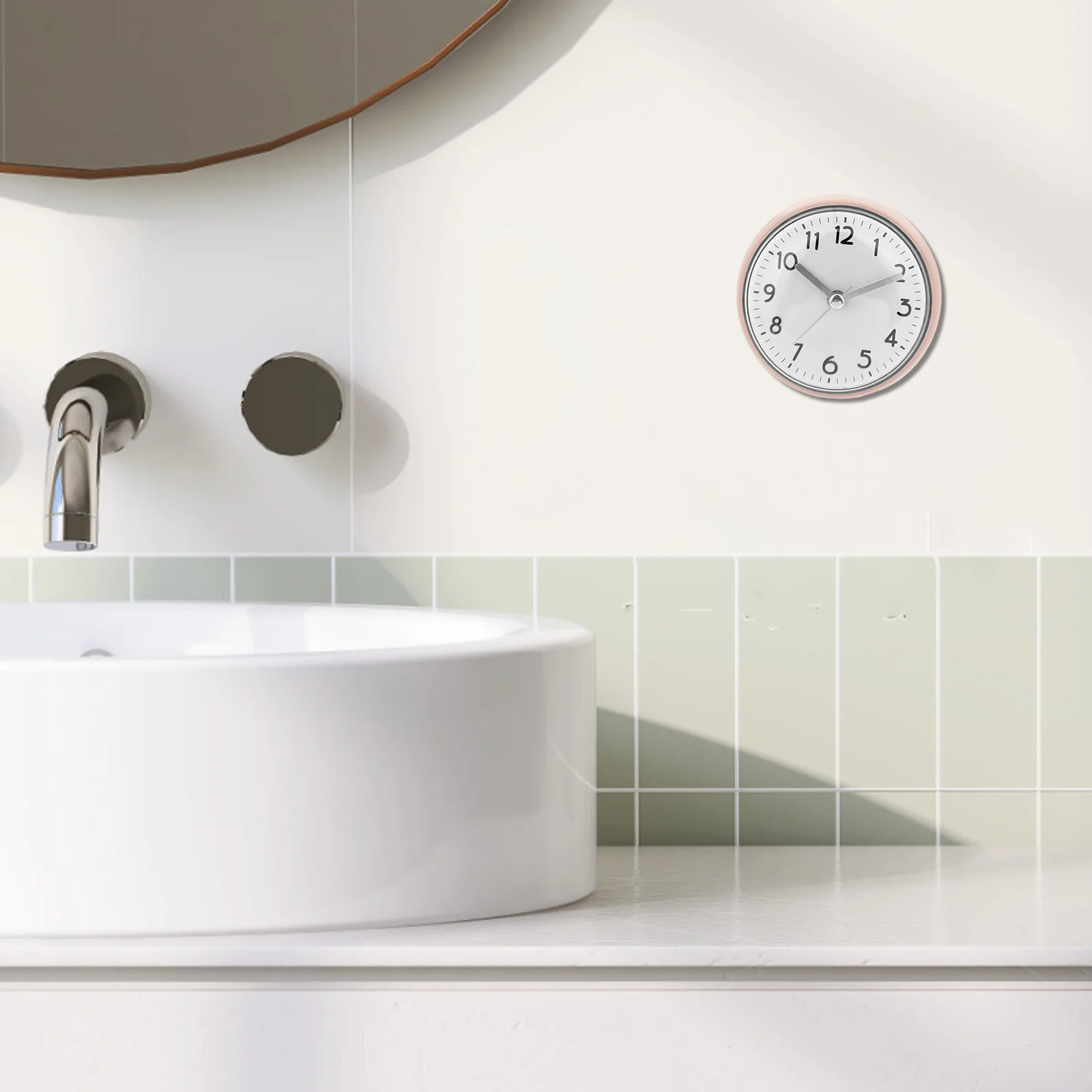 

With Home Suction Cup Suction Cup Modern Bathroom Wall Clock For Home Kitchen Wall Clock Living Room Decor