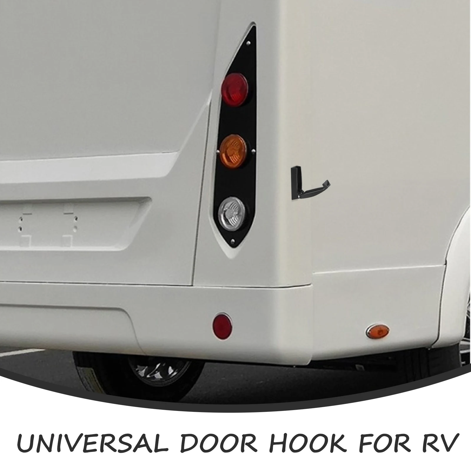 

2 Pcs RV Hitch Hooks Camper Door Latch Plug Baggage Catches for Holders Plastic Baby