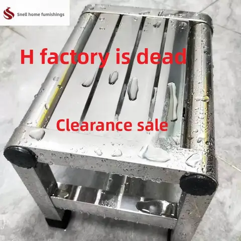Anti-Low Steel Thickened Stool for Kitchen Bathroom Use Non-Rusting Home Furniture Leisure Low Stool Quality Luxury Type