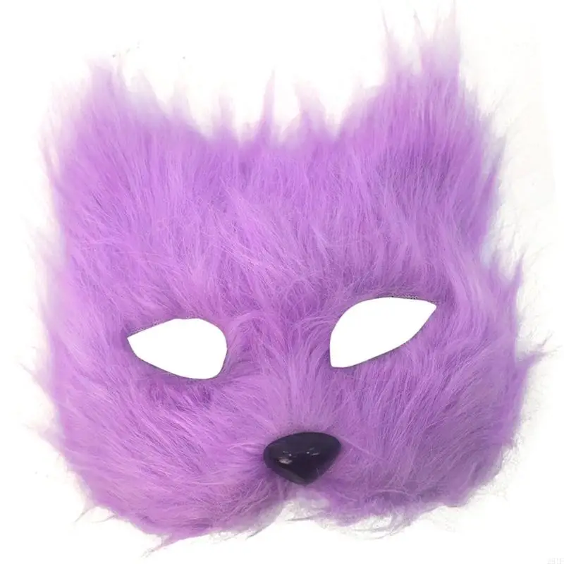2025 New Adjustable Flame Pattern Foxes Mask Lightweight Cosplay Accessory Photo Props