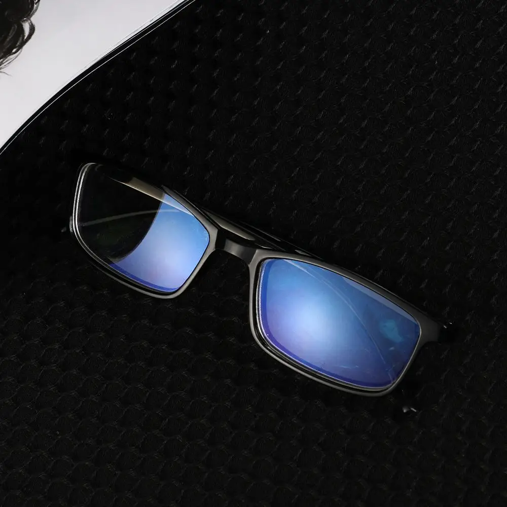Classic Blue Film Business Myopia Glasses Women Men Ultralight Resin Reading Eyewear Nearsighted Eyeglass Vision Care -1.00~-4.0 image 3