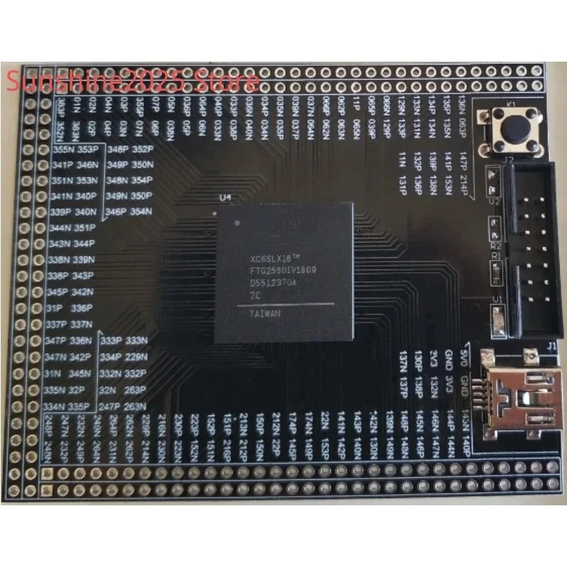 Spartan6 FPGA Development Board XC6SLX16 XC6SLX25 Core Board Minimum System Board for Electronic Project