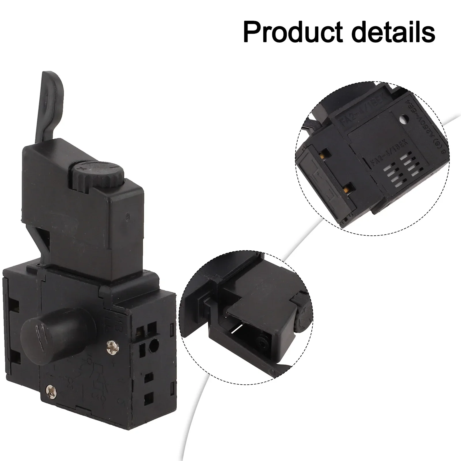 

Drill Speed Controller Power Tool Trigger Home Improvement DIY Projects Plastic Shell Power Control Wide Range Of Applications
