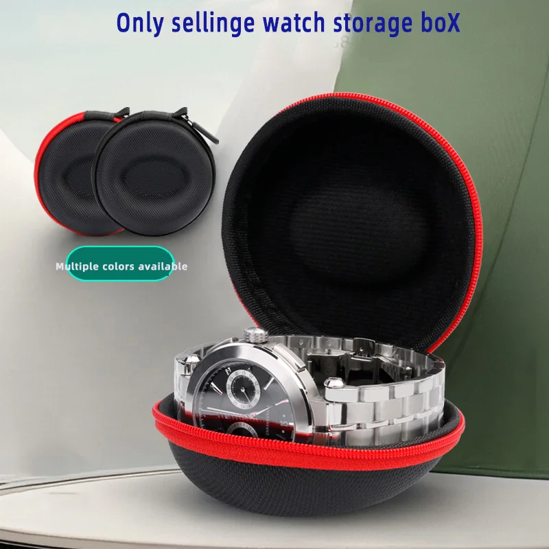 

Portable EVA Single Watch Travel Case Watch Storage Organizer Box Watch Holder Waterproof for Smartwatches Zippered Container