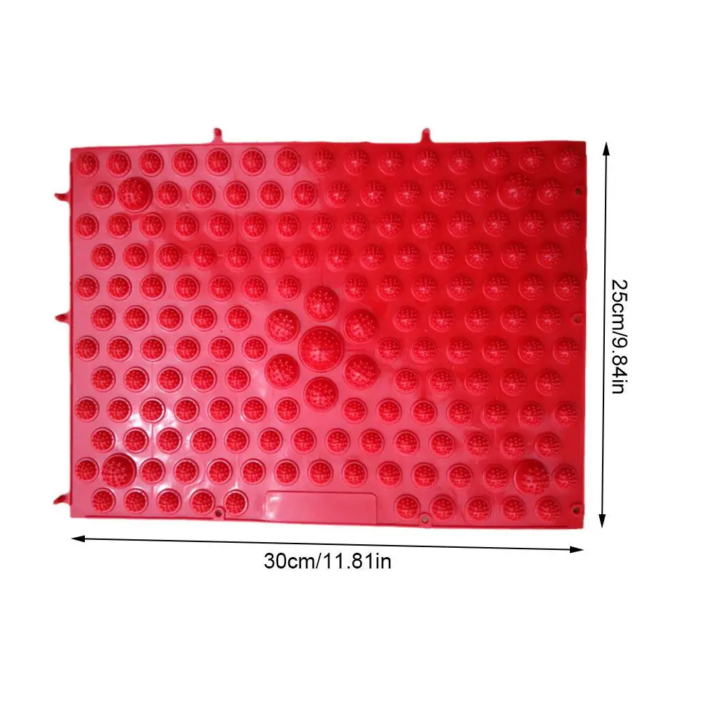 Langlebige Reflex zonen massage Fuß massage Pad Zehen druck Blut kreislauf platte Matte für Massage gerät Fuß gesundheit Massage-Tool 25*30cm