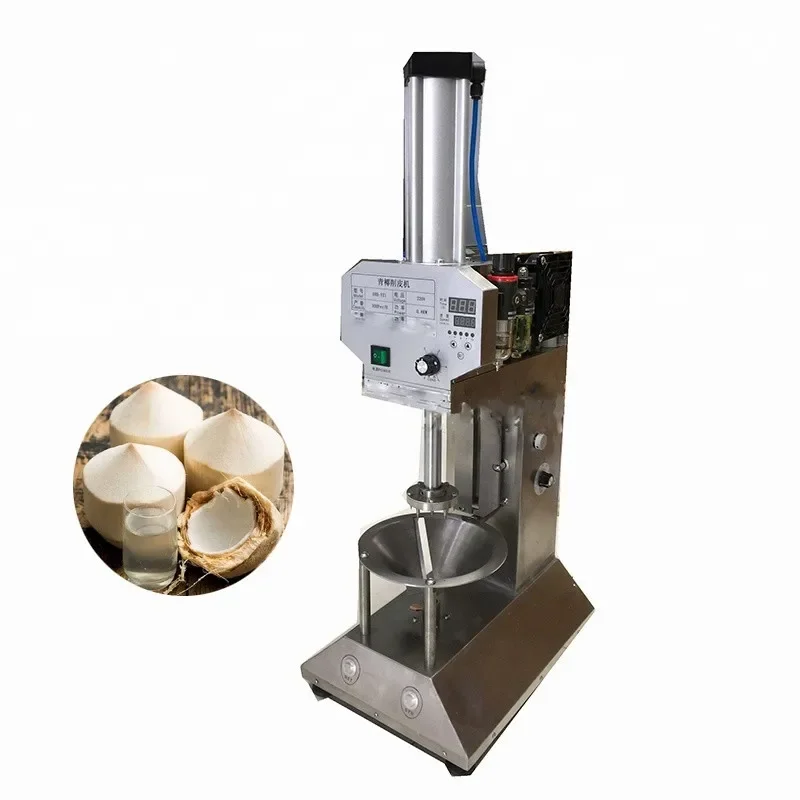 coconut shelling machine/tender coconut peeling machine