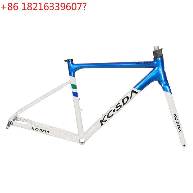 دراجة الطريق الكربون تقليد التربة تجديد لحام مسطح دون حبة لحام عملية اللوحة المتقدمة إطار سبائك الألومنيوم #1