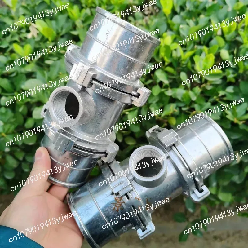 Agricultural irrigation fittings hose connector aluminum tee 2