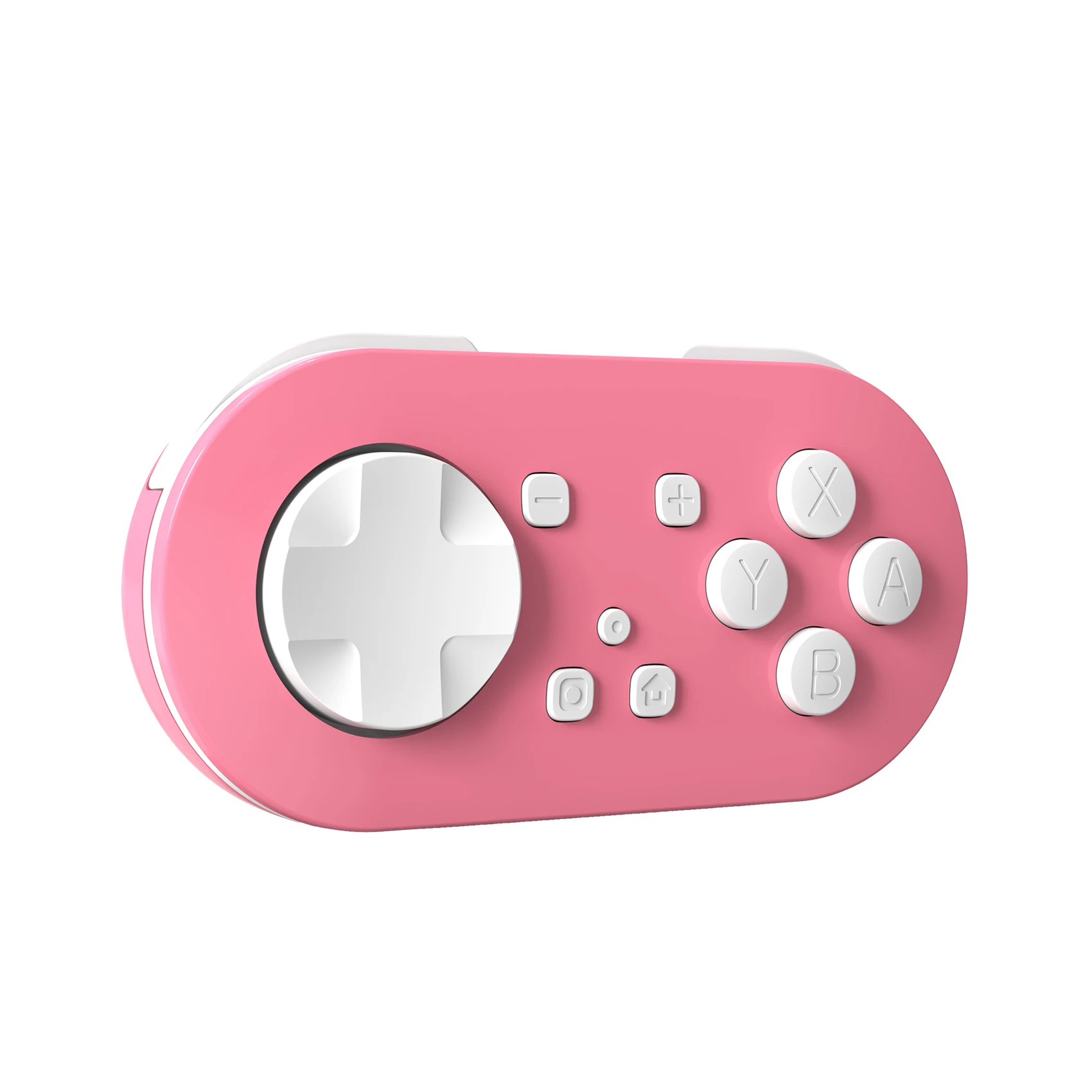 LinYuvo Mini Game Controller Keychain-Sized Cute and Small with LED Light for Switch and Android