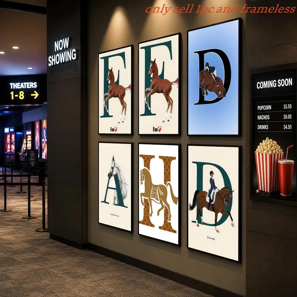 Identification of Equines Poster Posters Sticky HD Quality Poster Wall Art Painting Study Wall De