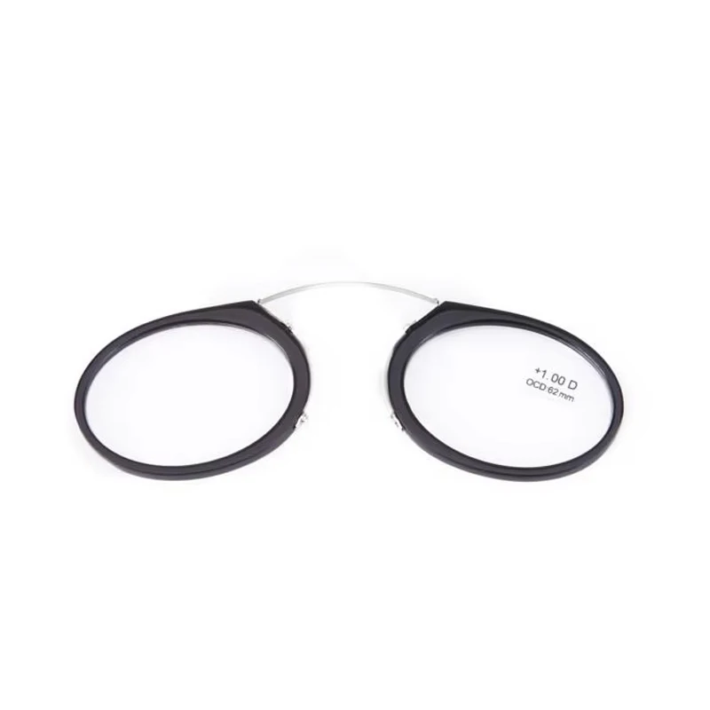 2021 Titan Mini Lesebrille Clip Nase Runde Optische Gläser Mit Box Brieftasche Tragbare Rezept Brillen Grad 1 Bis 3,5 – Detail 10