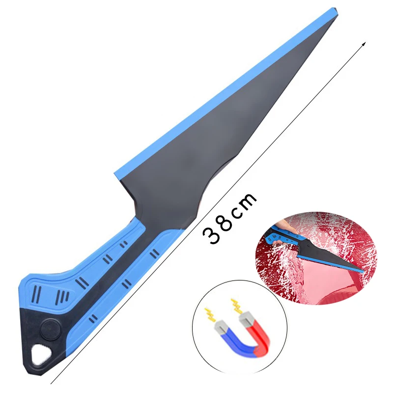 ALIWRAP Magnet Water Squeegee Widened Window Tint Cleaning Tool Rubber Scraper Windshield Water Remover Car Wash Accessories