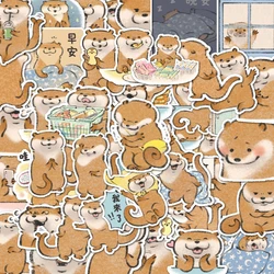 48pcs Surprise LW niche otter stickers self-pasting can be used for cups, mirrors, walls and other decorations, party gifts