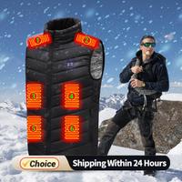 Waistcoat Winter Outdoor Warm Vest Electric Heating Thermal Warm Clothes for Men and Women Outdoor Skiing Hiking