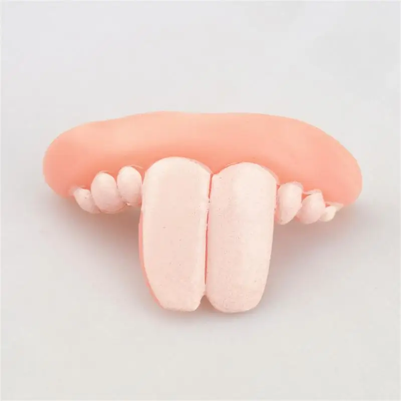 New Funny Fake Vampire Denture Teeth Halloween Decor Prop Trick Toy Party Dressing