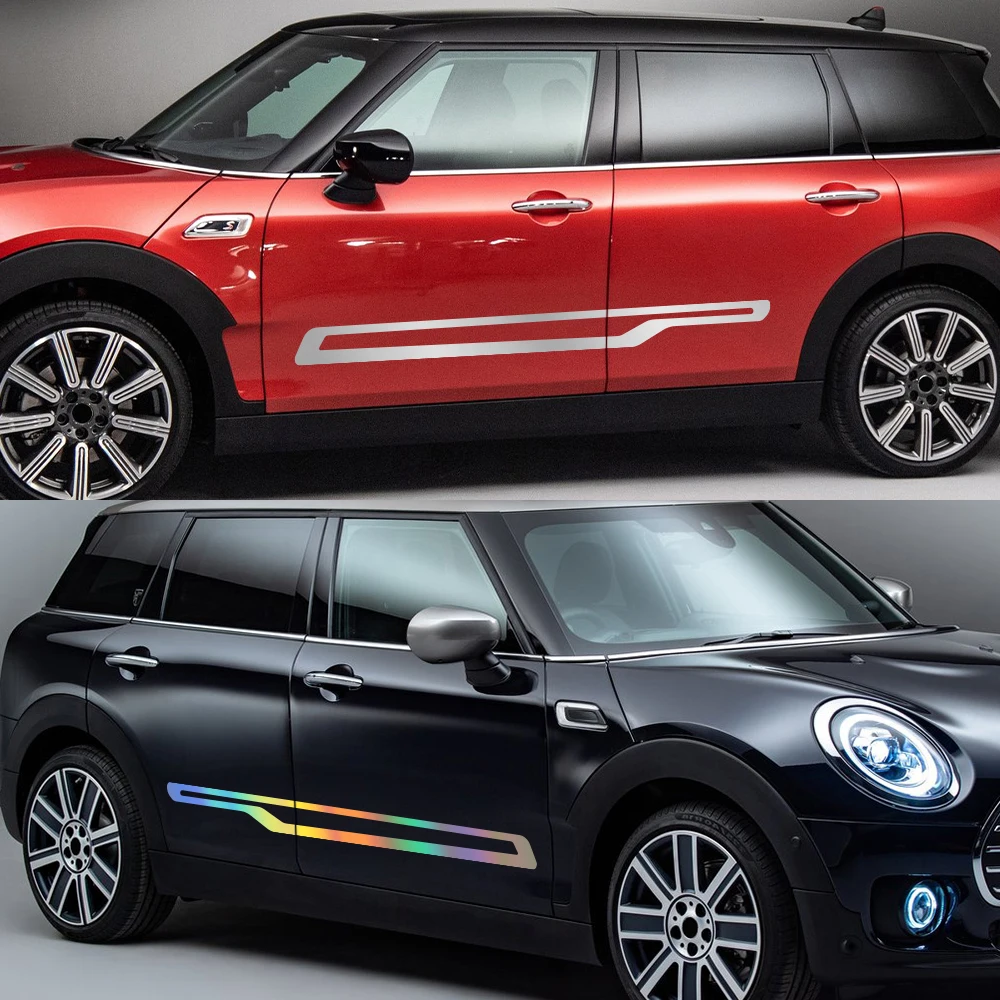 ل MINI شريط باب السيارة الجانب ملصقات عدة التفاف غطاء الفينيل مقاوم للماء المركبات البلاستيكية ملصقات اكسسوارات السيارات الخارجية