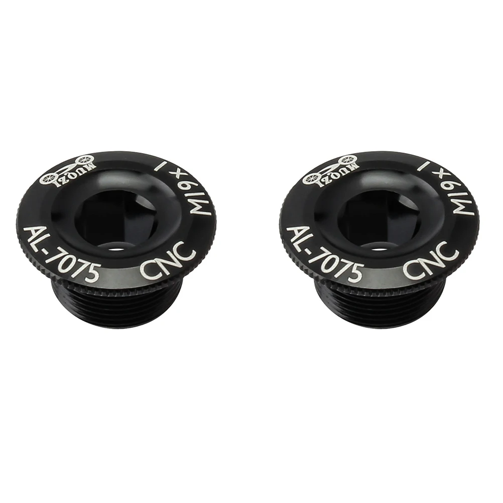 2pcs Aluminum Alloy Covers For Bike Universal Crank Arm Bolt Easy Install Strong Compatibility Lightweight Cycling Crank Nut