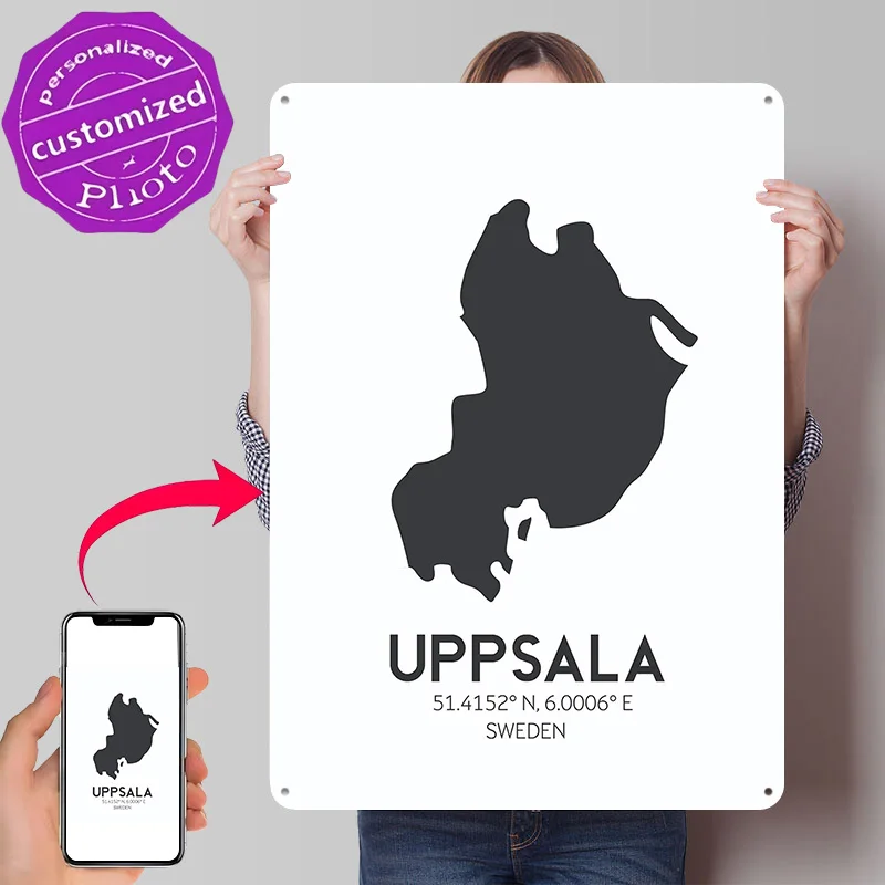 Декоративные таблички Uppsala для гостиной и спальни, забавные настенные украшения, винтажные металлические таблички, аксессуары для бара, жестяные вывески для дома