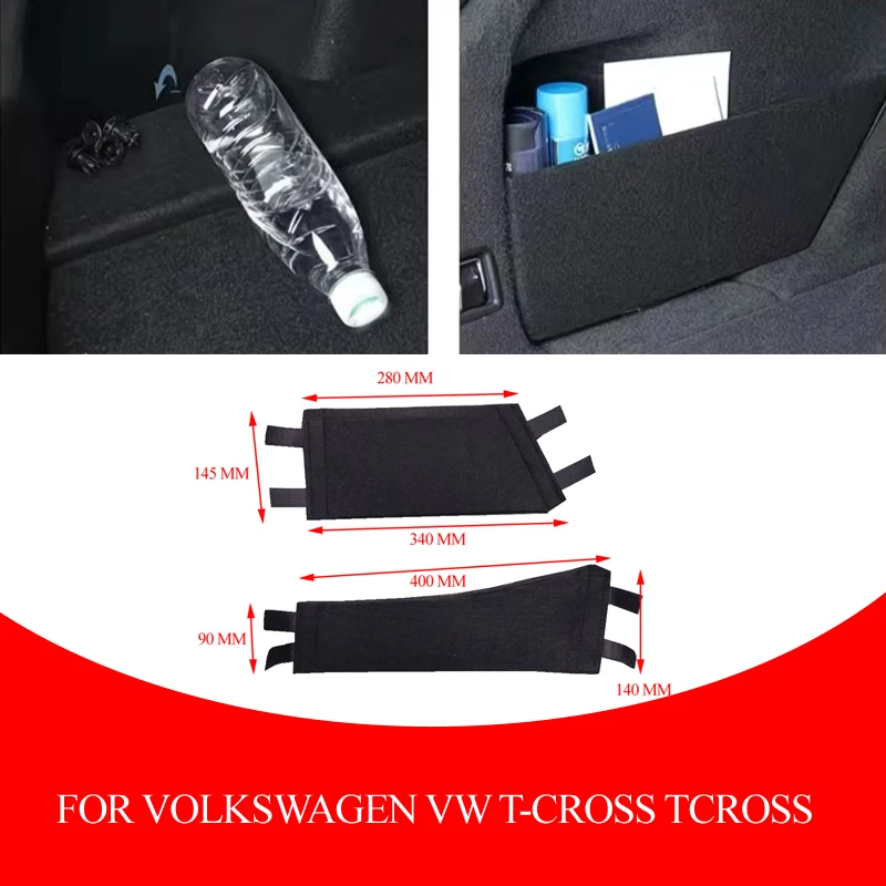 Car Trunk Partition For Volkswagen VW T-cross Tcross 2018 - 2025 Trunk Storage Board Plate Tail Box Accessories