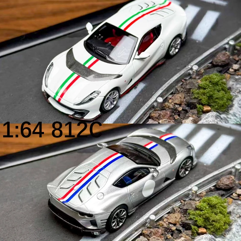 

Литая под давлением оригинальная модель из сплава 812C в масштабе 1:64, имитация классического украшения, хобби, сувениры, коллекция подарков, статический дисплей