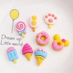 10Pcs Cartoon Icecream Lollipop Cookie Donut Resin Sewing Buttons For Baby Clothes Novelty Child Accessories Craft DIY Supplier