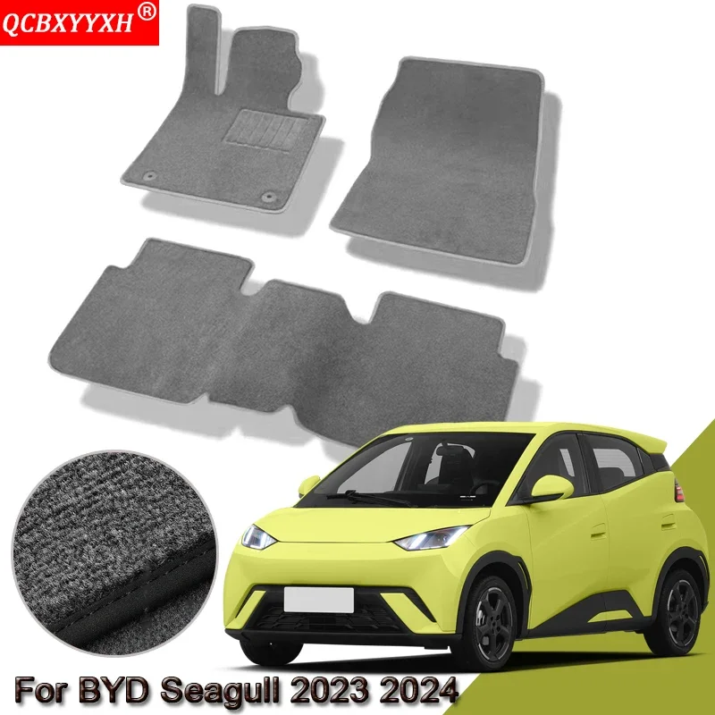 

Custom Car Floor Mats For BYD Seagull 2023 2024 Waterproof Non-Slip Floor Mats Internal Protection Carpets Rugs Auto Accessory