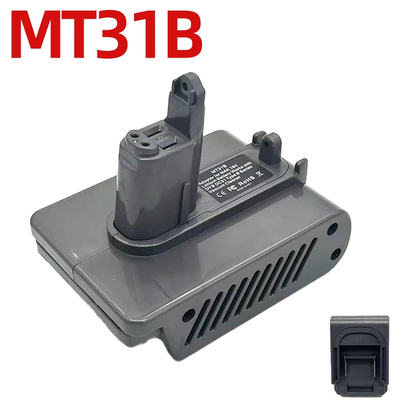 MT31B Vacuum Cleaner Battery Adapter for Makita 18V Li-ion Battery Convert for Exclusive Use  for Dyson Type B Handheld Vacuums