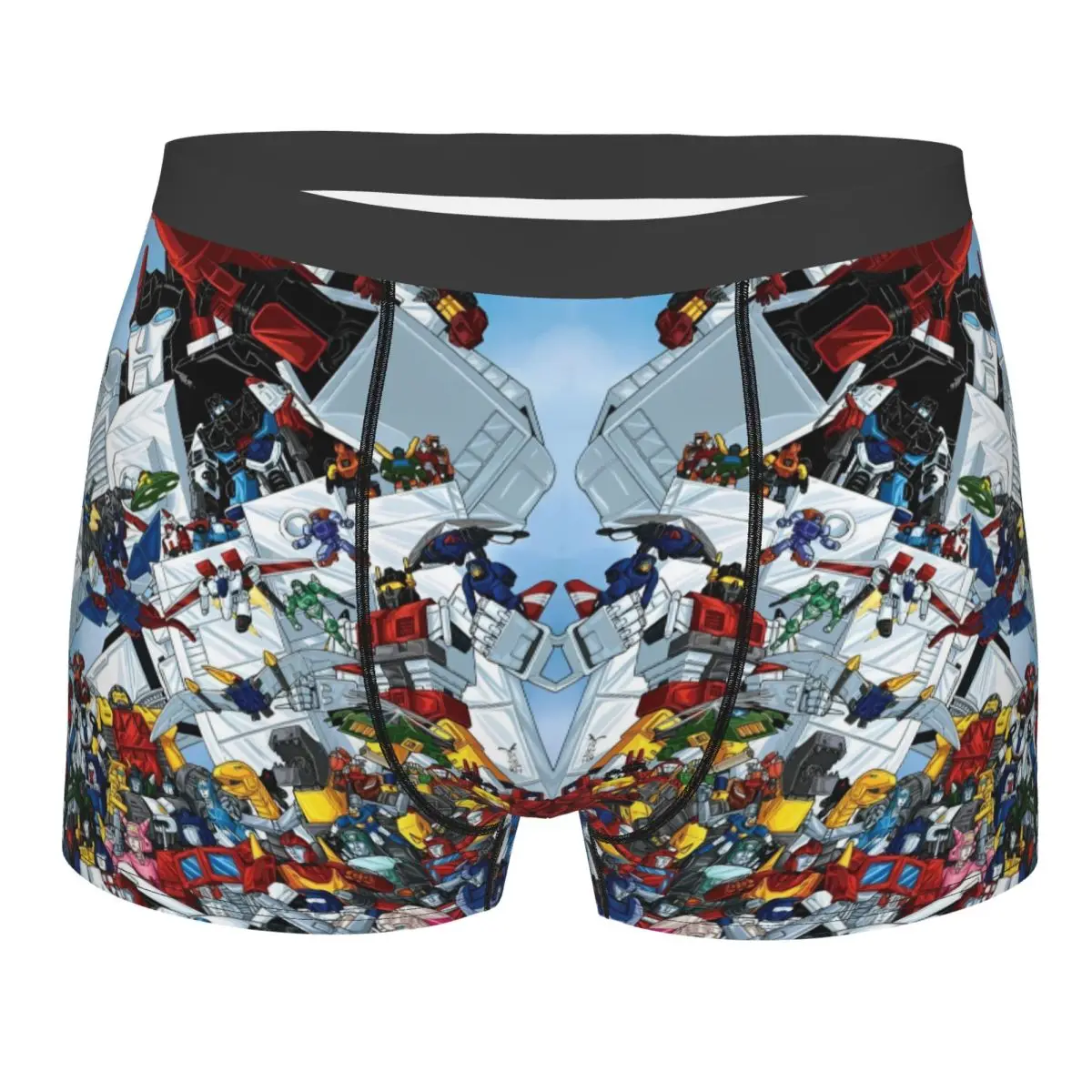 

Men Cartoon Transformers Autobots Underwear Robot Car Anime Movie Boxer Briefs Shorts Panties Male Breathable Underpants S-XXL