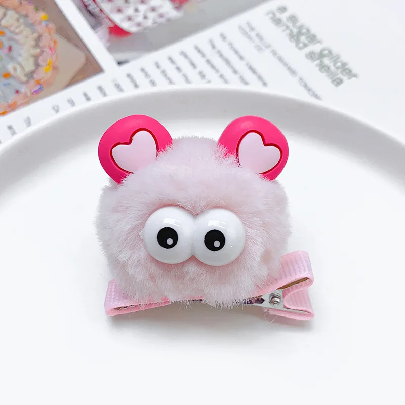 Cute Funny Big Eyes Cartoon Little monster Hair Clip For Girls Lovely Hair Decorate Hairpin Hairgrip Kids Hair Accessories