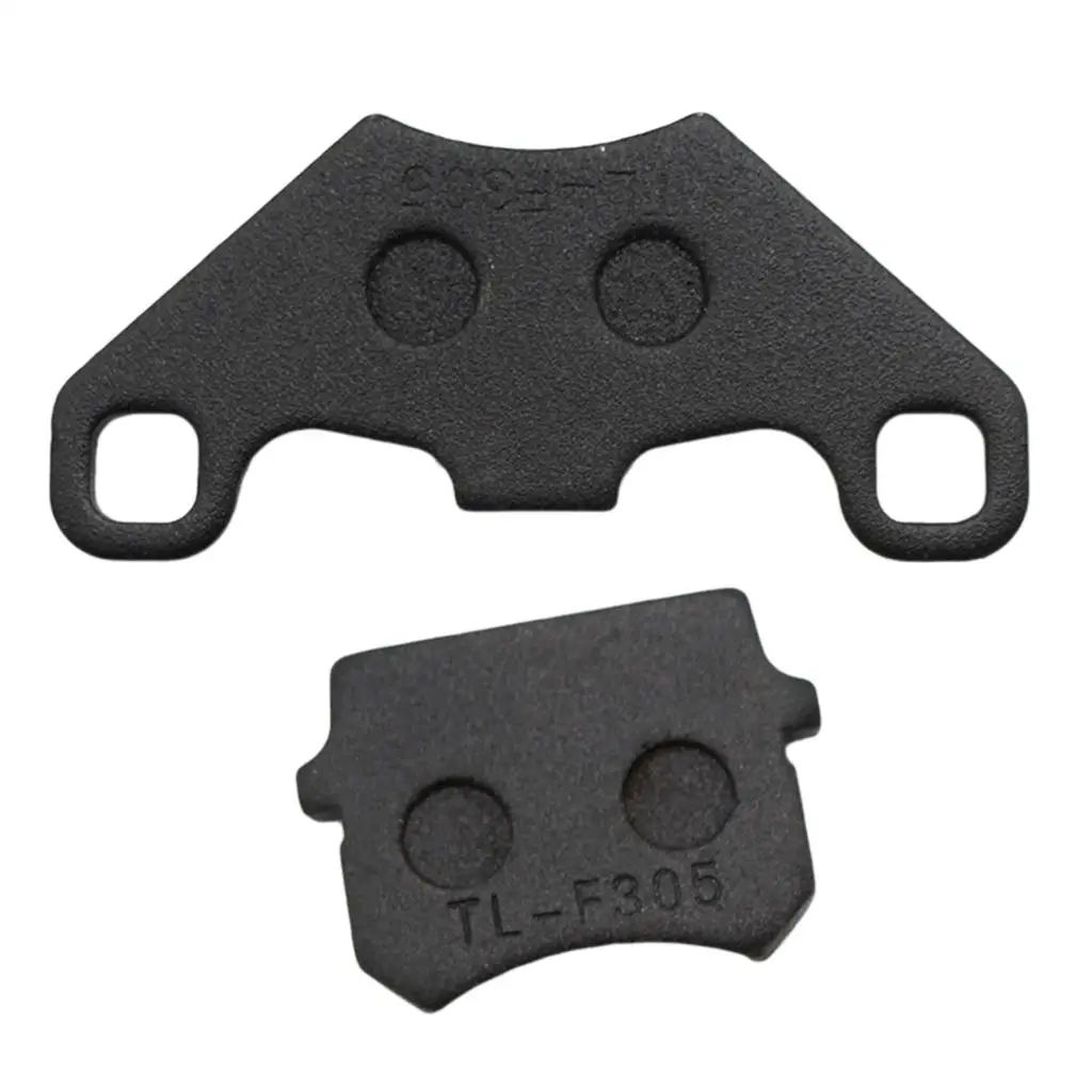 Disc Brake Pads Motorcycle Iron Black Two Plate Kit Strong Grip Front Brake Pads for ATV Quad Dirt Bike 50cc 70cc 125cc