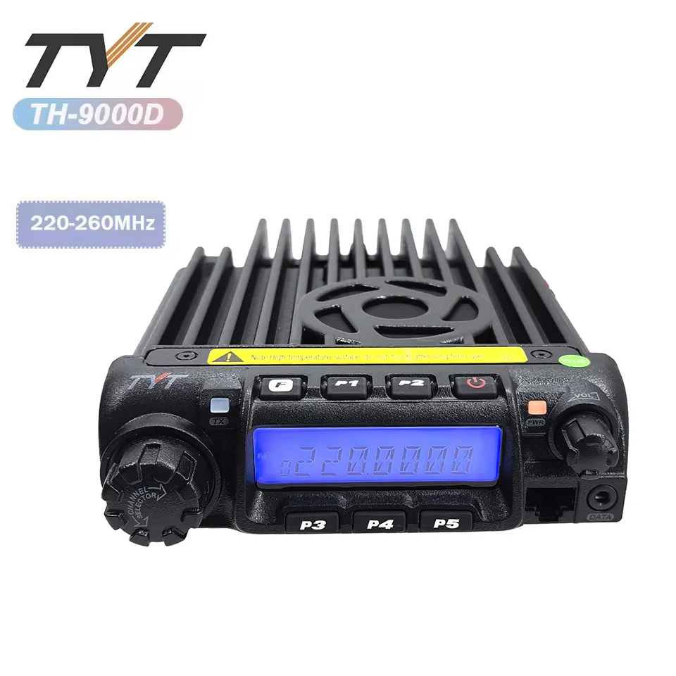

New TYT TH-9000D Plus 220-260MHz Mobile Station Radio 50W High Power 200 Channels Walkie Talkie Long Range