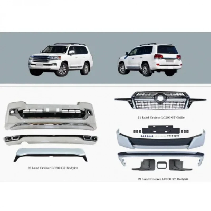 

High Quality GT Body Kit For 2016 New Land Cruiser For S Customizable Body Parts Upgrade LC200
