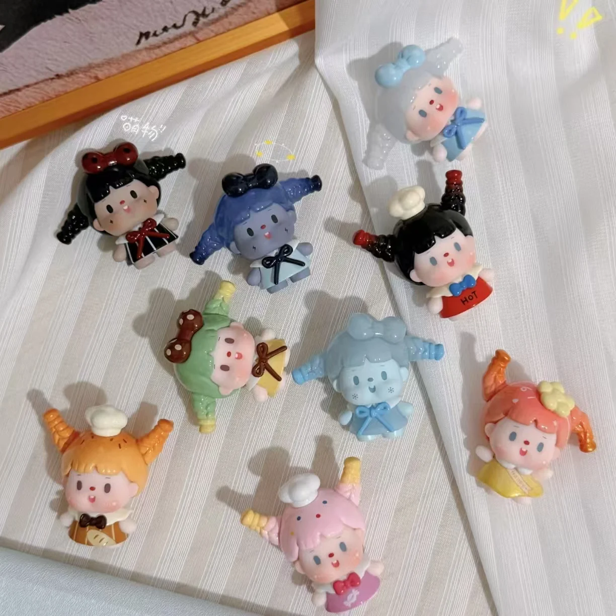 For Fans In Stock Mini Figure Siwai Mystery Box Cute Ponytail Kawaii Blind Bag Collectible Vinyl Toy Desk Decor Birthday Gift