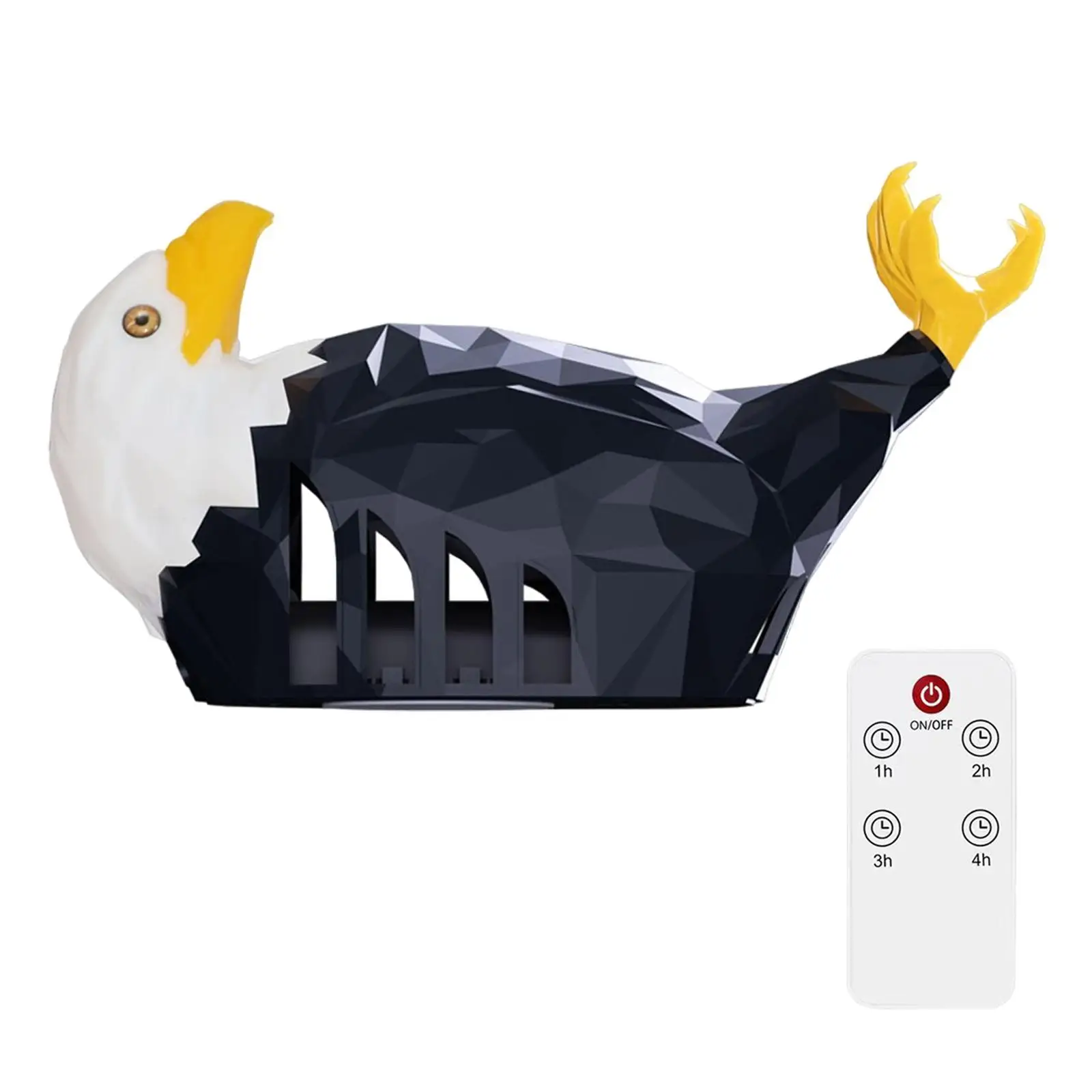 Bird Eagle Wall Light Lamp Timed Off USB Charging 23x9.6cm Home Decoration for Living Room Multifunctional