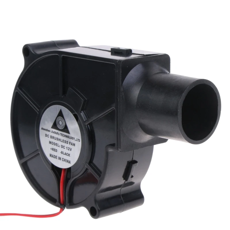 Imagem -05 - Ventilador do Bbq Que Refrigera 7530 o Ventilador de ar para o Conector 2500r sem Escova de Dc12v 1.5a 2pin Ventila 75x75x30 mm com Duto de ar 87ha
