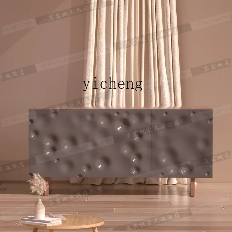 Lunar Surface Modern Simple Light Luxury Dining Side Cabinet Art Personalized Locker Tea Cabinet