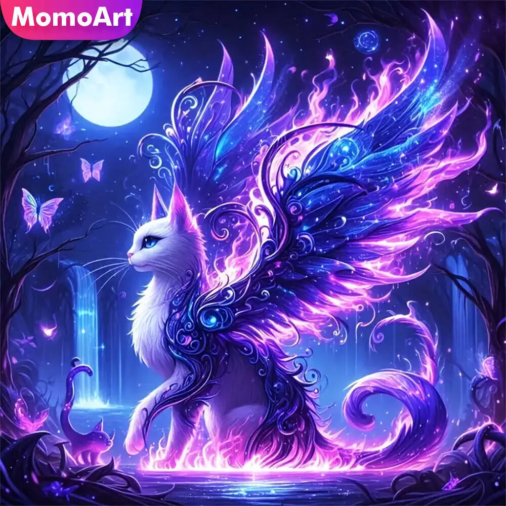 Momoart Bär Diamant Mosaik Tier voller Runde Diamant Malerei Mond Stickerei neue Ankunft handgemachte Hobby