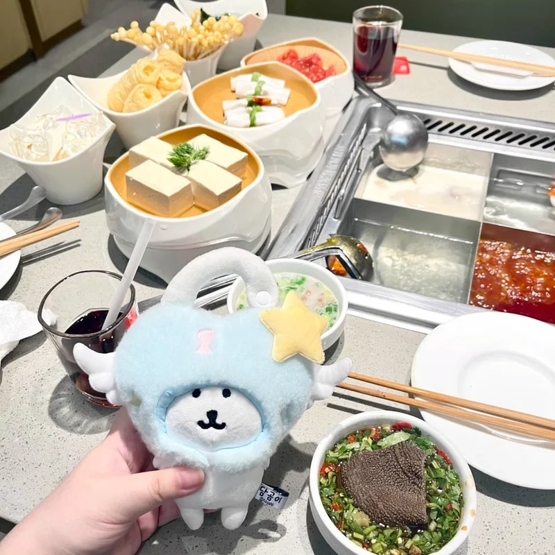 10cm cotton doll angel arrival series Kawaii head cotton doll Nunu cp baby small fresh can be hung with original baby clothes