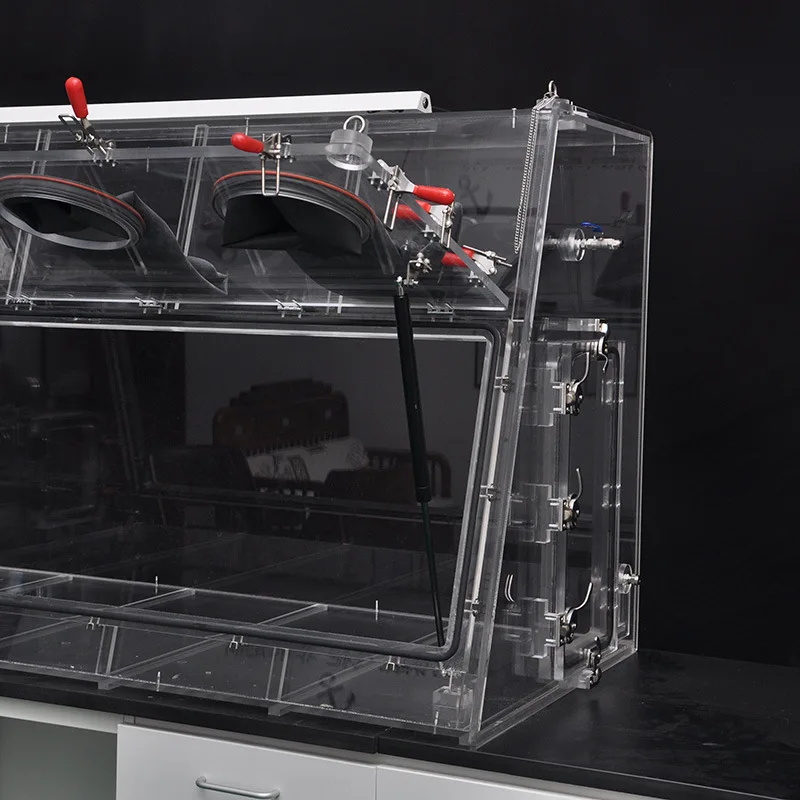 Acrylic glove box laboratory special sterile dustproof and anti-static transparent operation box