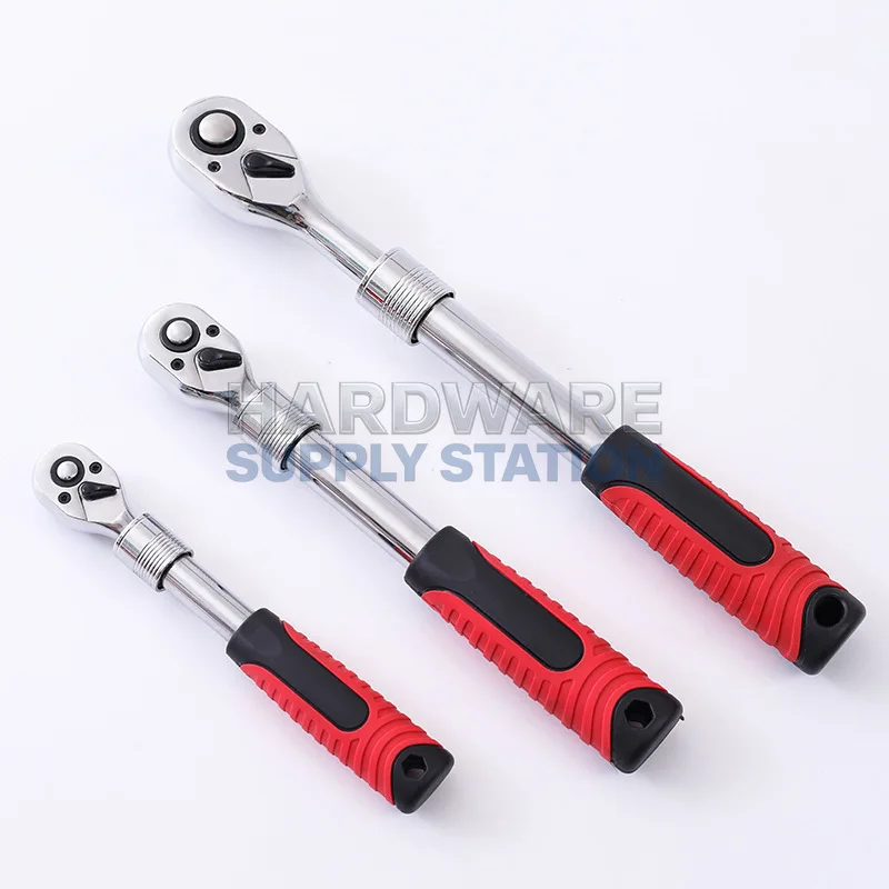 

Reversible 72-Tooth Ratchet Socket Set, 2-Way Labor-Saving Wrench, Full Size for Automotive Repair & Household Handyman Work