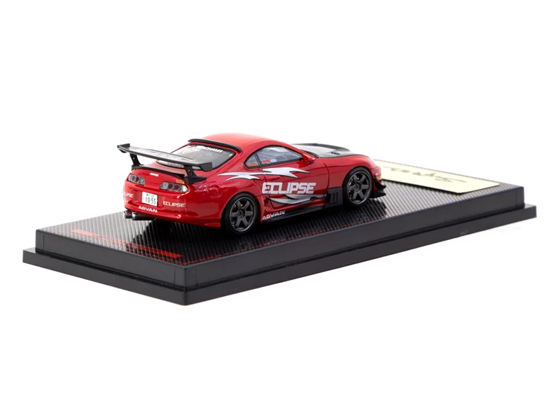 IG x Tarmac Work 1:64 Supra JZA80 RZ Druckgussautomodell Miniaturgeschenke