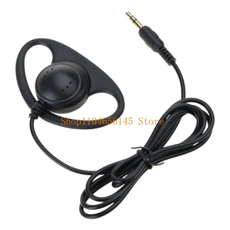 USB C/3,5mm Einseitige Mono Kopfhörer Mono Schnurgebundene Headsets Einseitige Ohrhörer Kopfhörer Für Handy MP3 MP4 Player – Detail 3