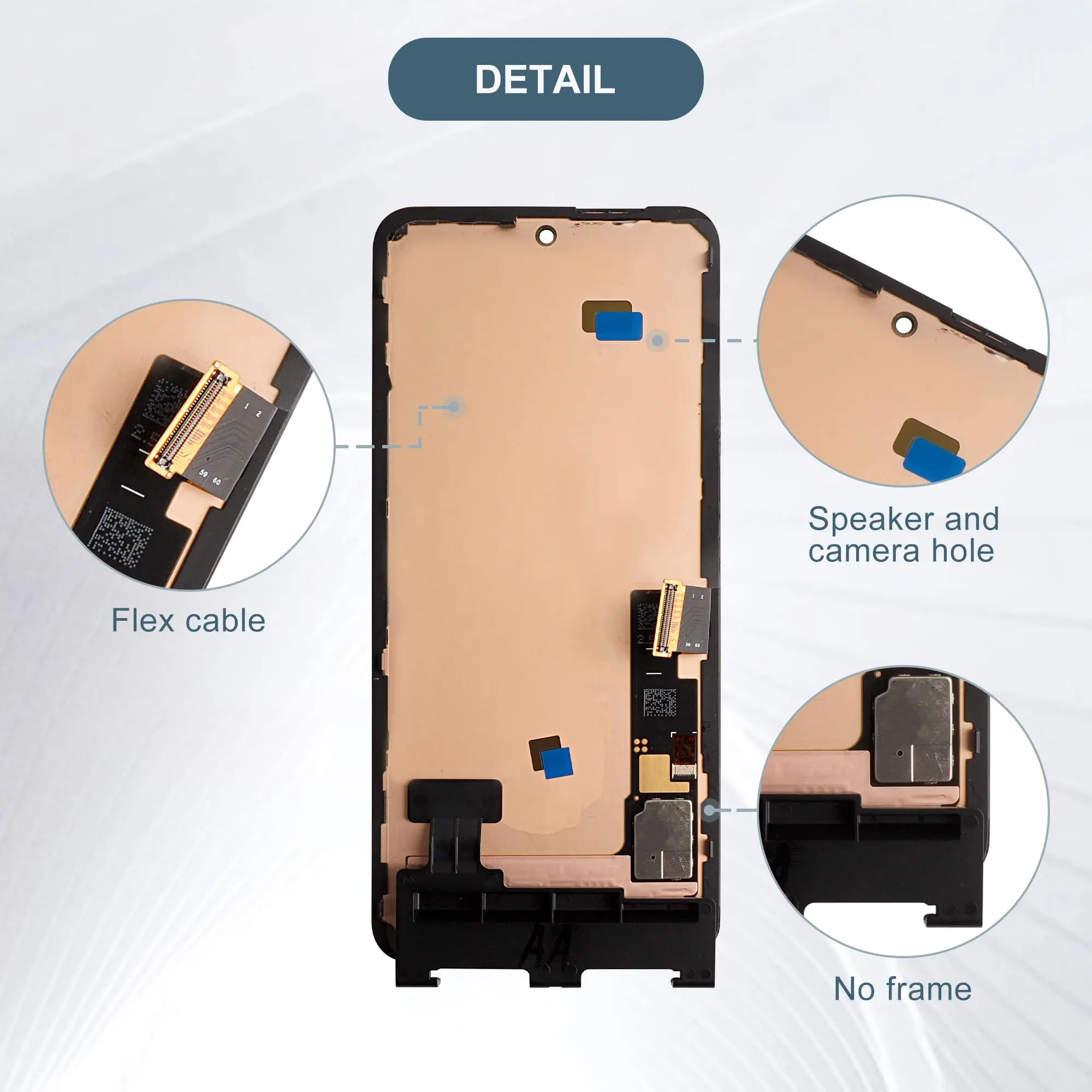 AMOLED For Google Pixel 8 5G LCD Display Touch Screen Assembly Replacement With Frame For Pixel 8 Screen GKWS6 G9BQD LCD Display