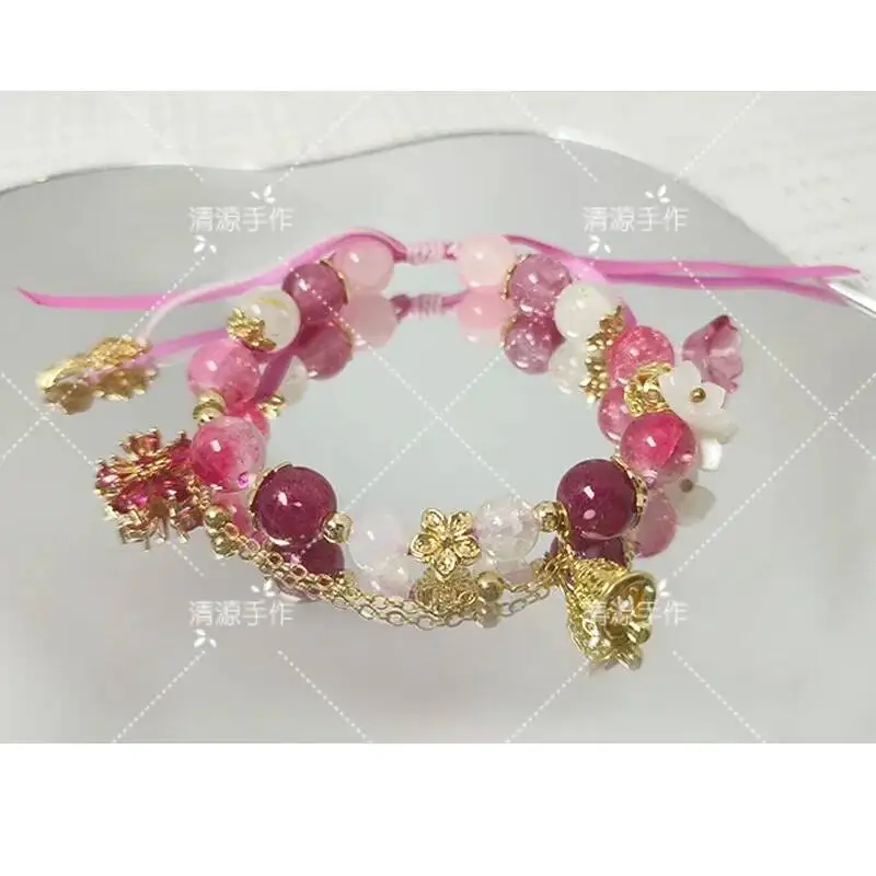 

Honkai Impact 3 Elysia Acg Cosplay Bead Bracelet Cartoon Beaded Bracelets Hand Chain Brace Lace Garniture Xmas Gift