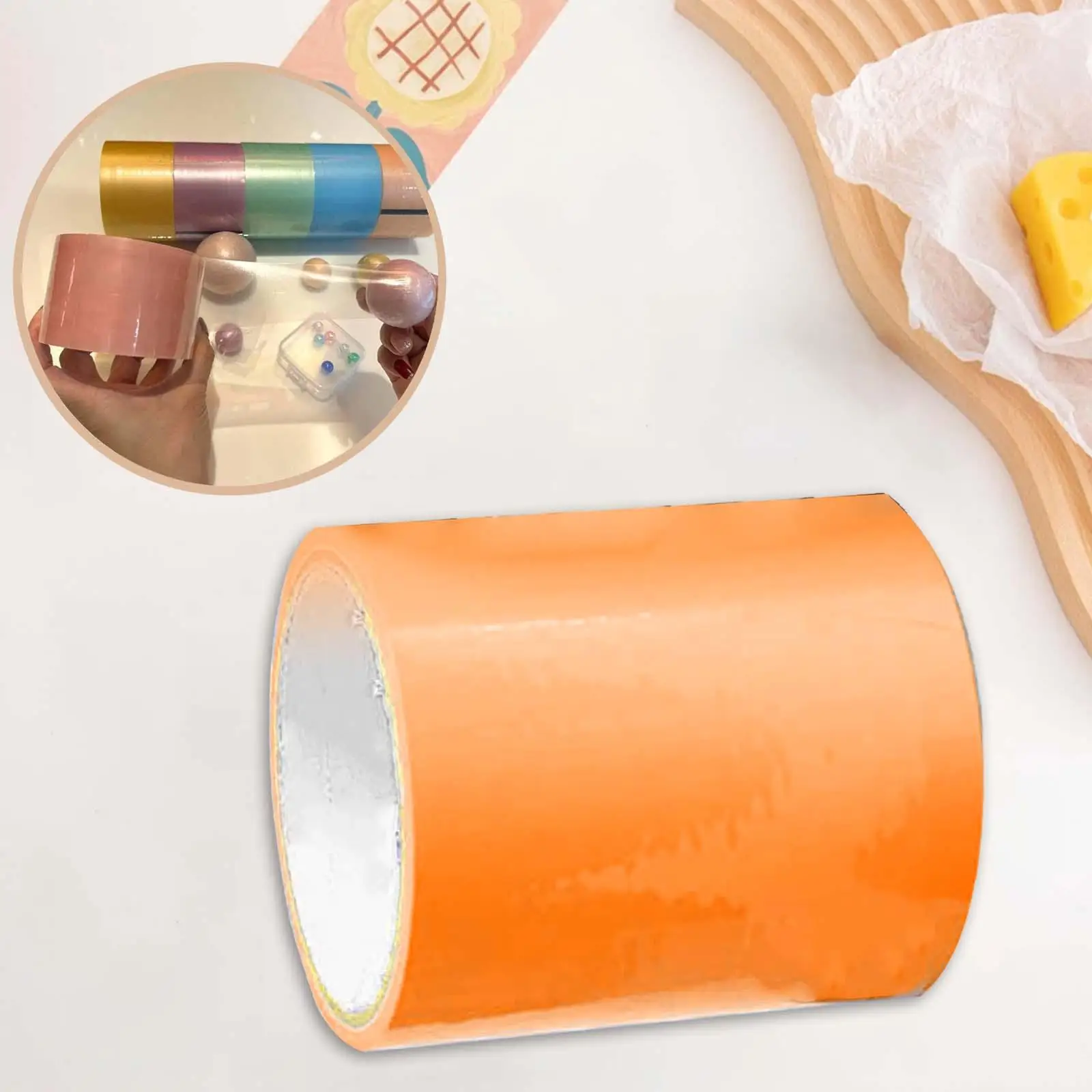 Sticky Ball Rolling Tape Relaxing Crafts Funny Game Sensory Toy DIY Making Ball 10M for Scrapbook Embellishment Adult Kids