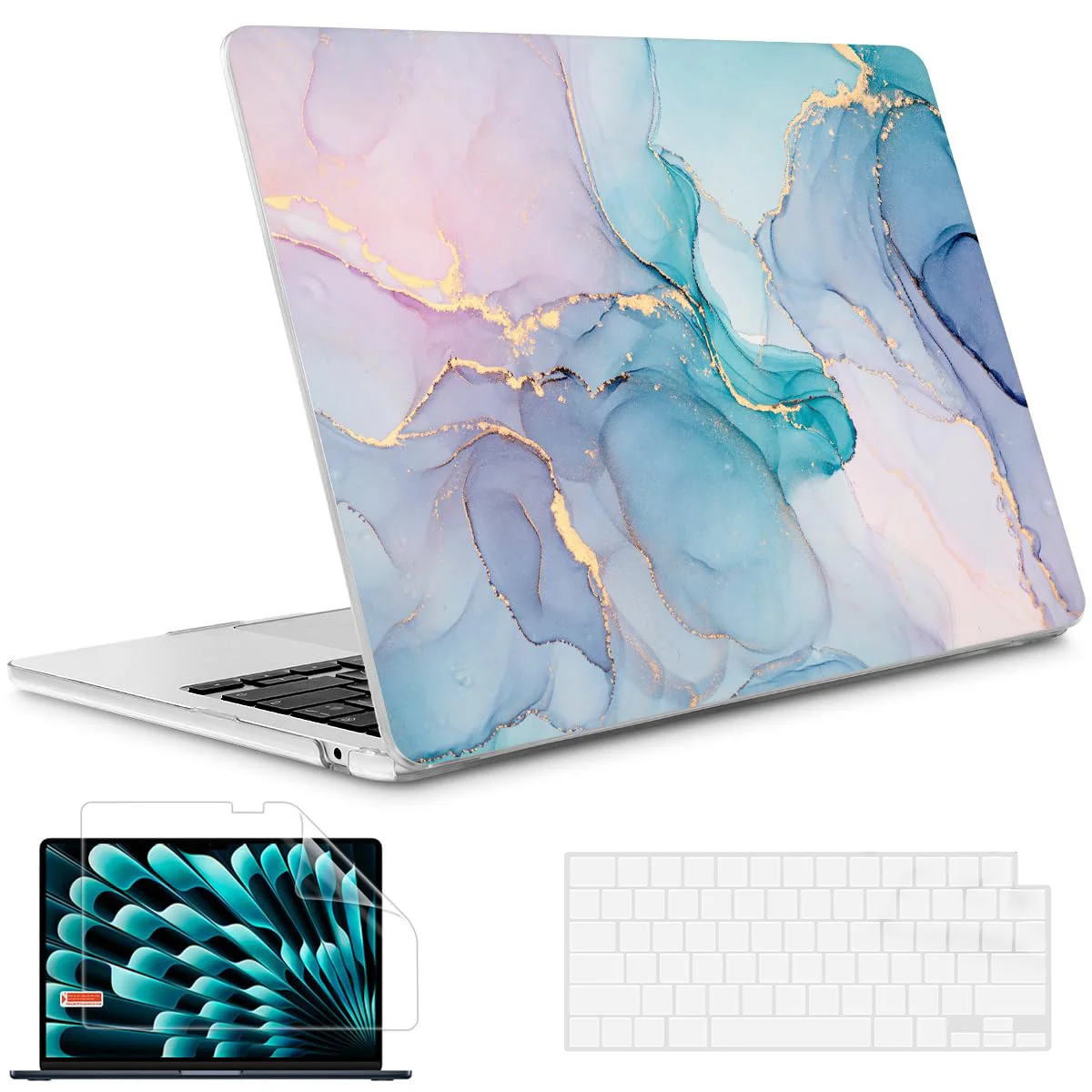 

Colorful laptop case Macbook M1 M2 Air 13 15 2023 Pro 14.2 16.2 inch A2941A2681A2179A2337A2338A2442A2289 Touch Strip/ID cover