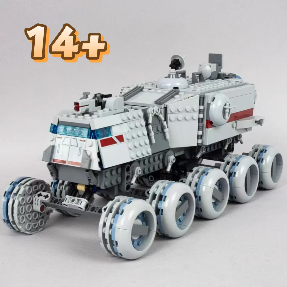 

813pcs Star Interstellar Conflict Republic Juggernaut Empire Giant Dominator Chariot 75413 Building Blocks Toys Christmas Gifts