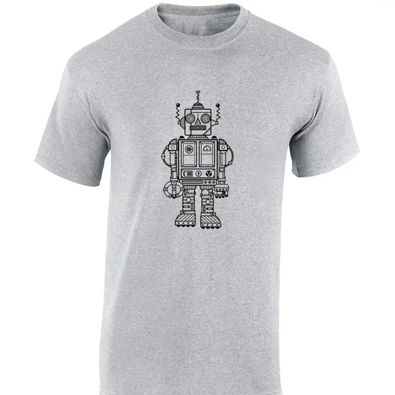 MY LITTLE ROBOT MENS T SHIRT COOL CYBORG CUTE PC GAMER GAMING DESIGN TOP
